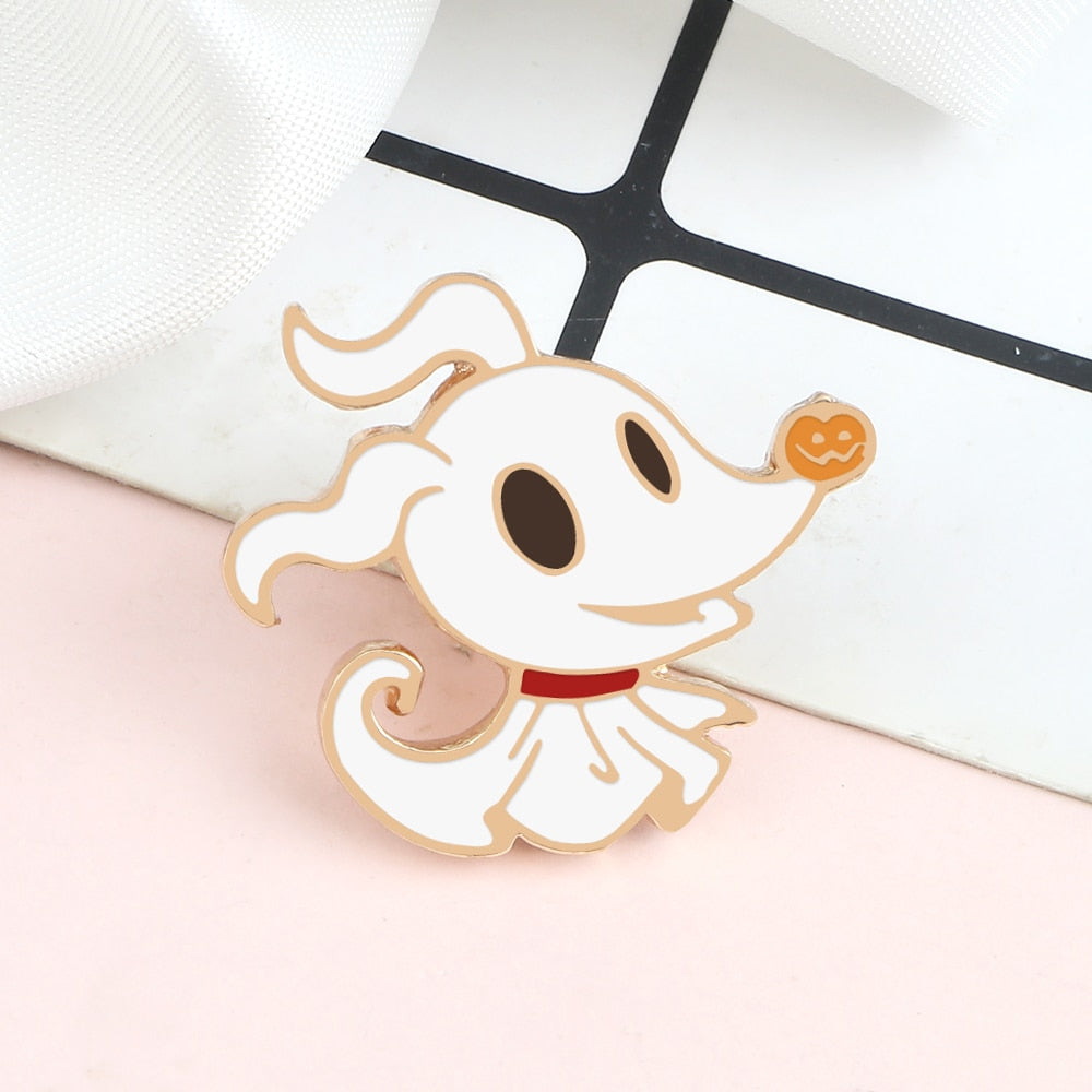 Enamel Pin Cute Halloween | Enamel Brooches Halloween | Halloween