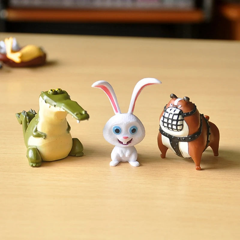 14 pcs Secret Pets PVC Rabbit Snowball Gidget Mel Dog Max Duke Cat
