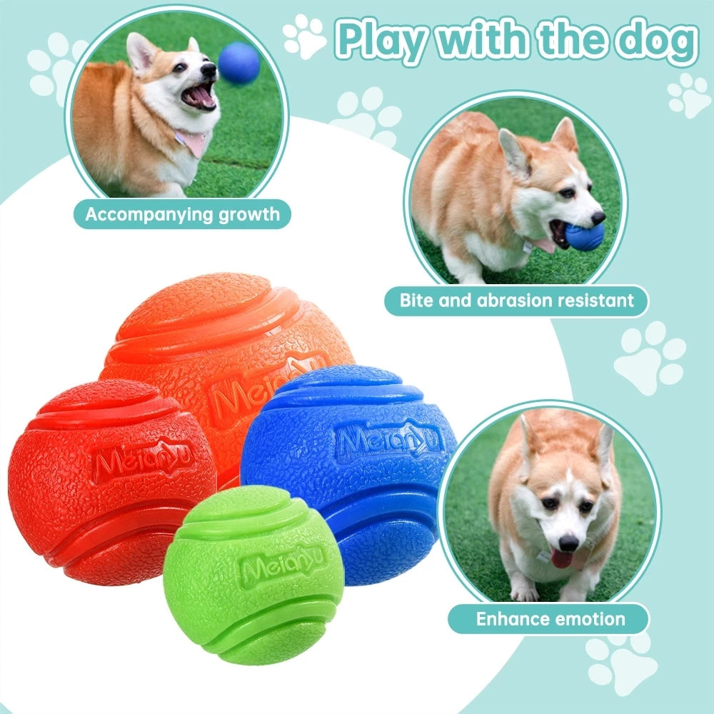 Pet Dog Toys Dog Ball Dog Bouncy Rubber Solid Ball Resistance to Dog