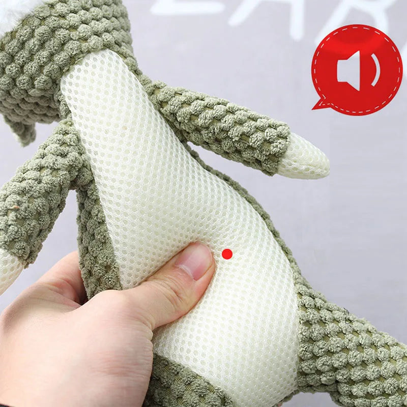 Plush Cartoon Puppy Dog Toy Pet Dog Chew Squeak Toys for Small Dogs