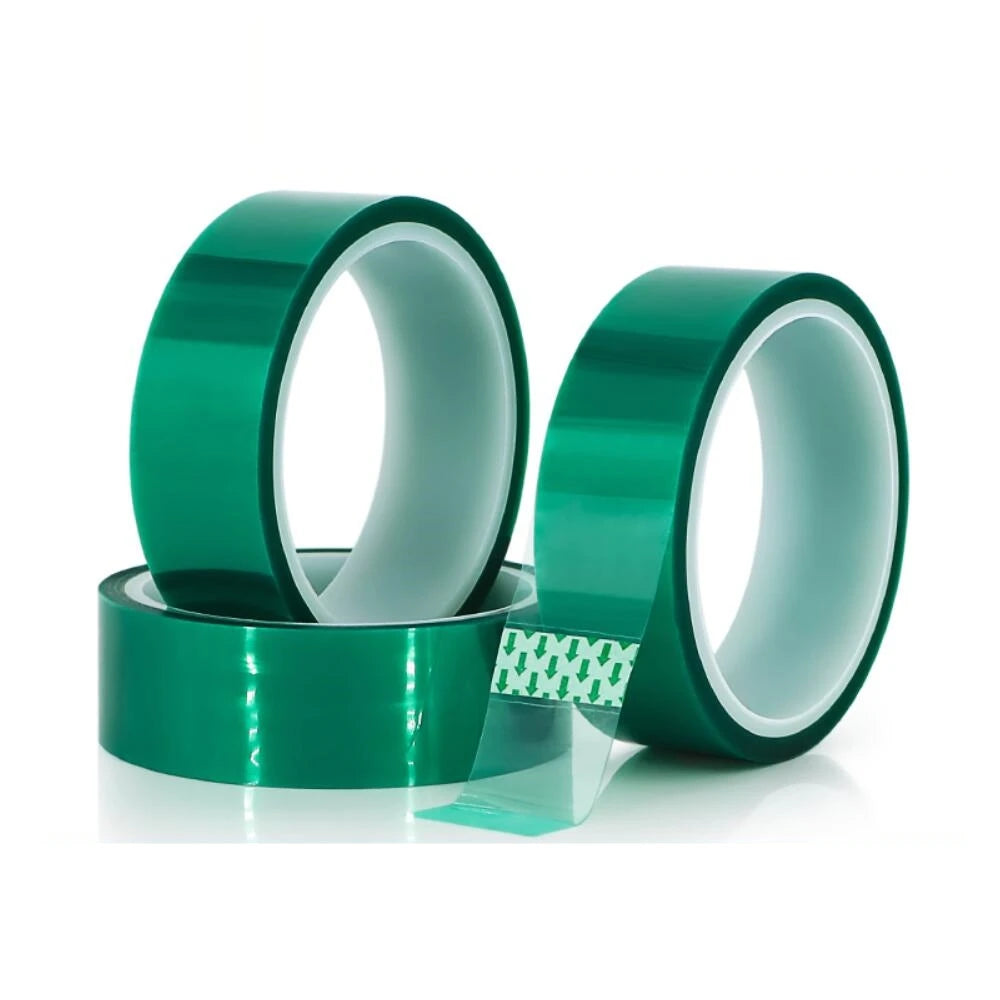 Green Polyester Hi-Temp Masking Tape PET Tape With Silicone Adhesive,