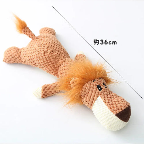 Plush Cartoon Puppy Dog Toy Pet Dog Chew Squeak Toys for Small Dogs