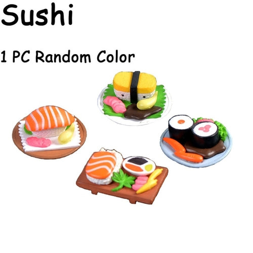 Lovely Kawaii Sushi Dessert Cat Kitten Figurine