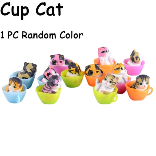 Lovely Kawaii Sushi Dessert Cat Kitten Figurine