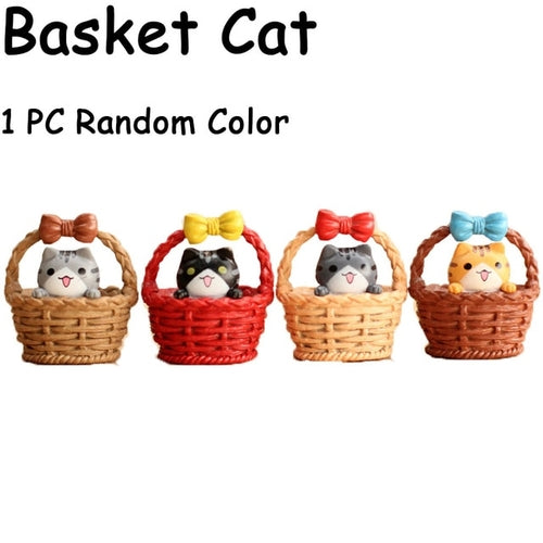 Lovely Kawaii Sushi Dessert Cat Kitten Figurine