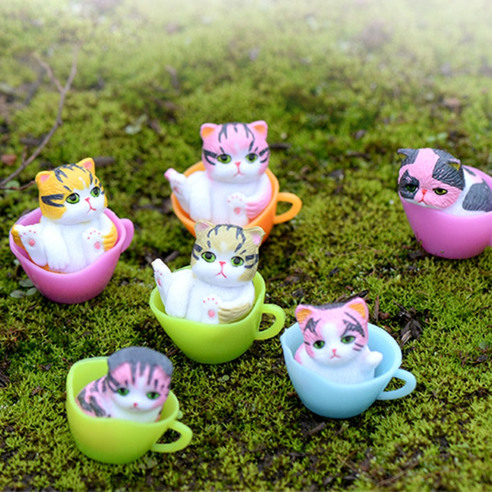 Lovely Kawaii Sushi Dessert Cat Kitten Figurine