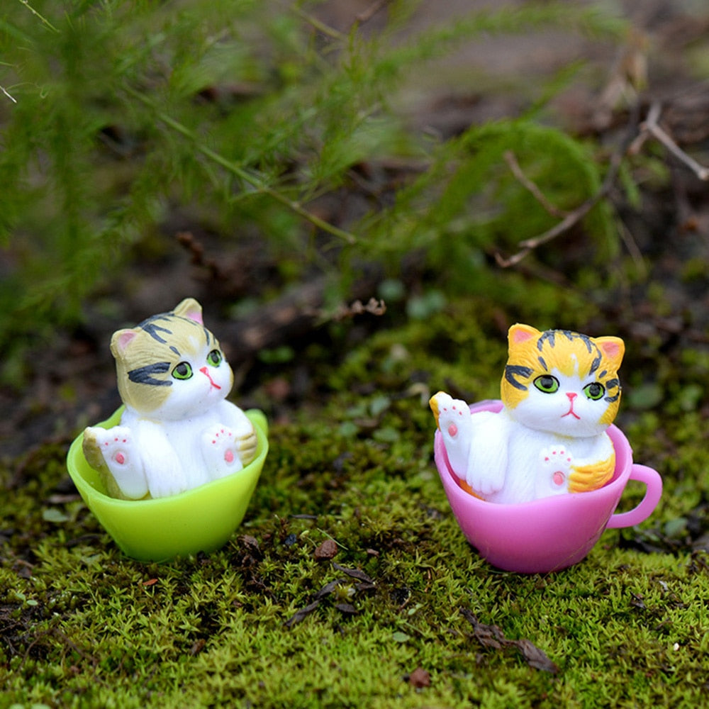 Lovely Kawaii Sushi Dessert Cat Kitten Figurine