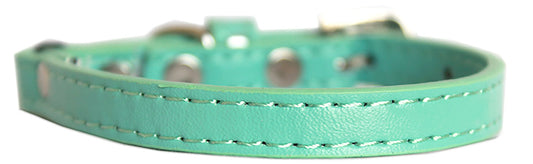 Premium Plain Cat Safety Collar, Aqua - Size 14