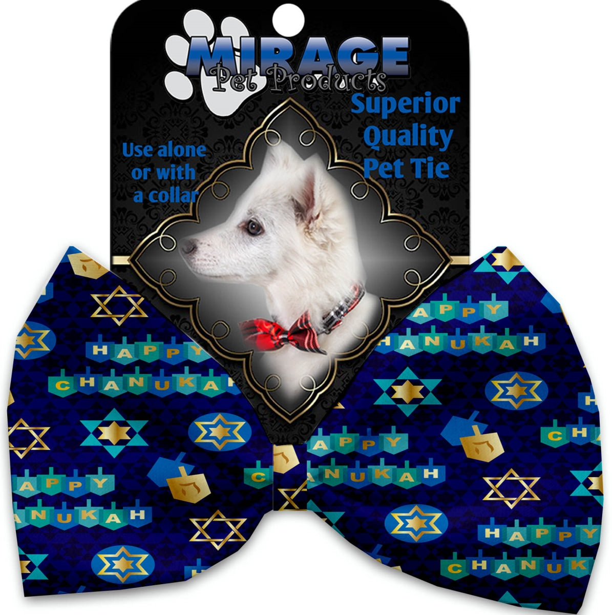 Mirage Pet 1293-BT Chanukah Bliss Pet Bow Tie