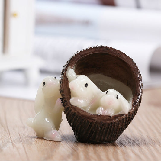 Miniatures Terrariums Animals Mini Rabbits