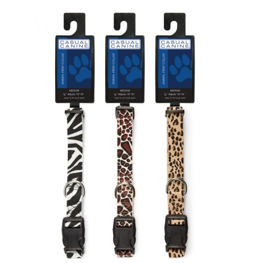 Casual Canine ZA15161 18 11 18-26 in. Animal Print Collar Giraffe