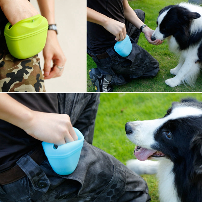 Pet Portable Dog Training Waist Bag Treat Snack Bait Dogs Obedience