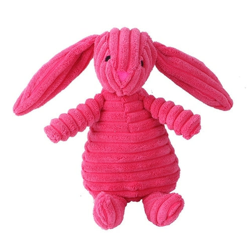 Plush Dog Toy Animals Shape Bite Resistant Squeaky Toys Corduroy Dog