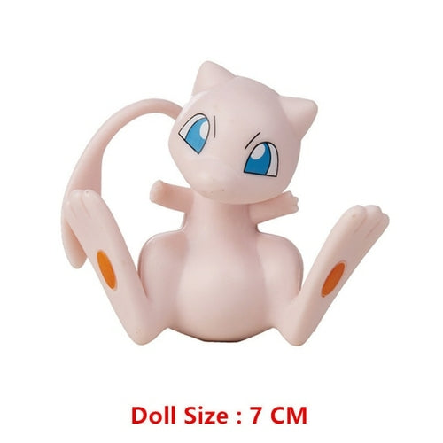 Pokemon 4-13cm New Cartoons Movie Anime Figure Pikachu Mewtwo