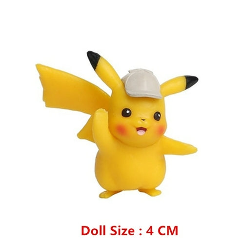 Pokemon 4-13cm New Cartoons Movie Anime Figure Pikachu Mewtwo