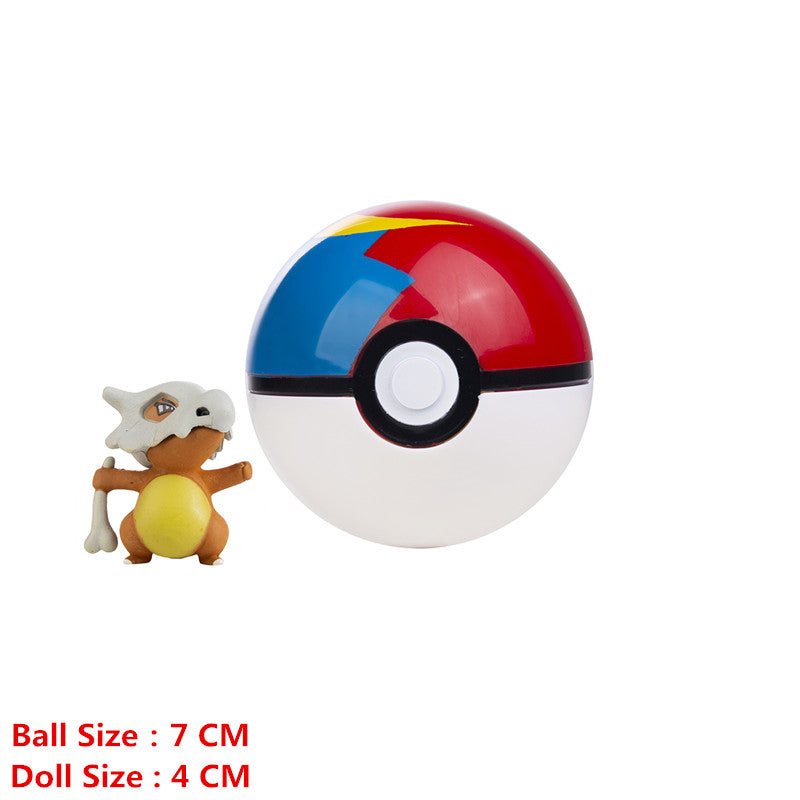 Pokemon Pokeball With Cartoons Movie Anime Figure Pikachu Charmander
