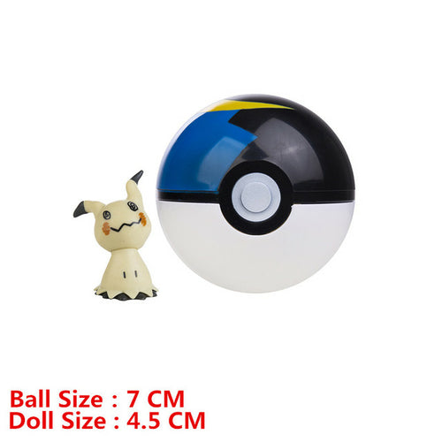 Pokemon Pokeball With Cartoons Movie Anime Figure Pikachu Charmander