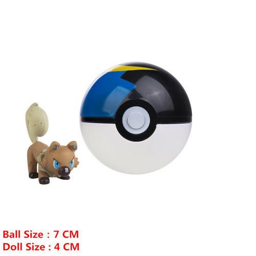 Pokemon Pokeball With Cartoons Movie Anime Figure Pikachu Charmander
