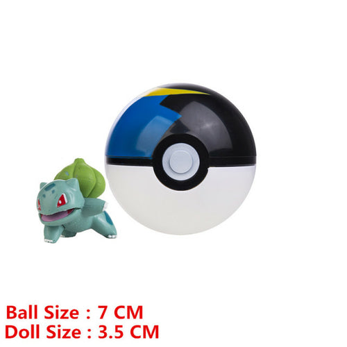 Pokemon Pokeball With Cartoons Movie Anime Figure Pikachu Charmander
