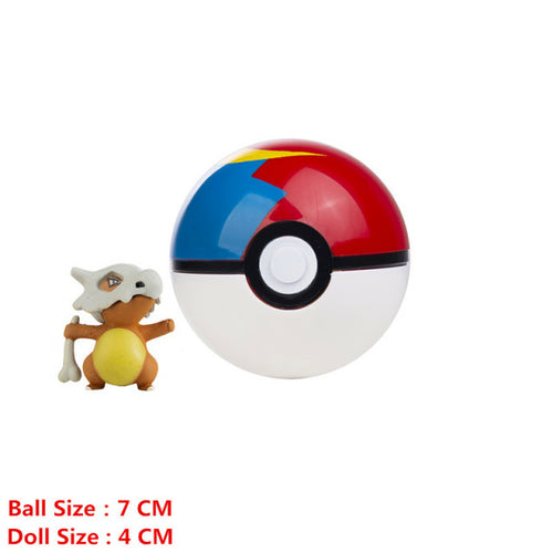 Pokemon Pokeball With Cartoons Movie Anime Figure Pikachu Charmander
