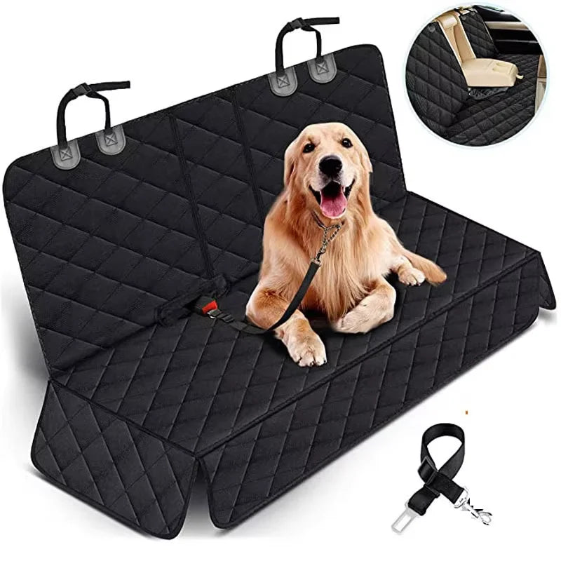 Car Dog Seat Cover for Back Seat Waterproof Auto Rear Pet Seat
