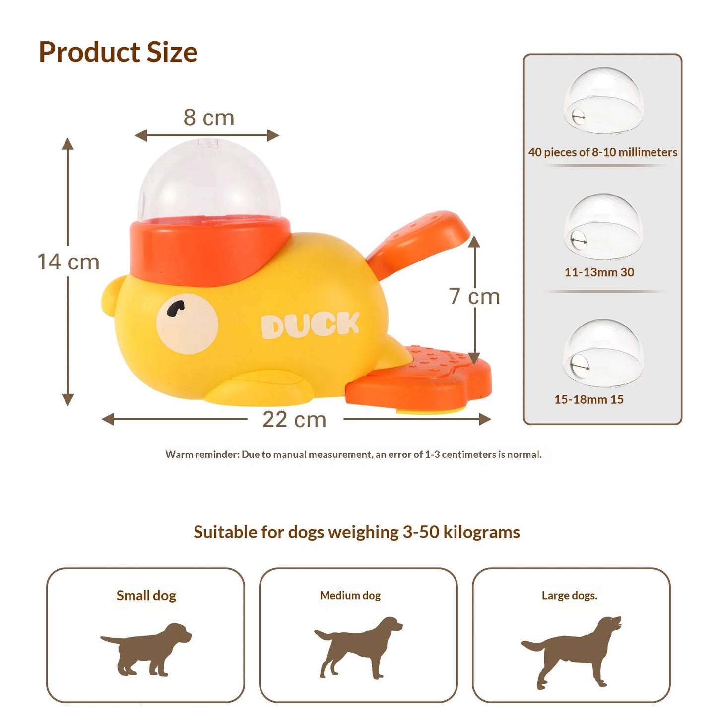 New Cute Duck Automatic Pet Feeder for Cats Dogs Smart Interactive