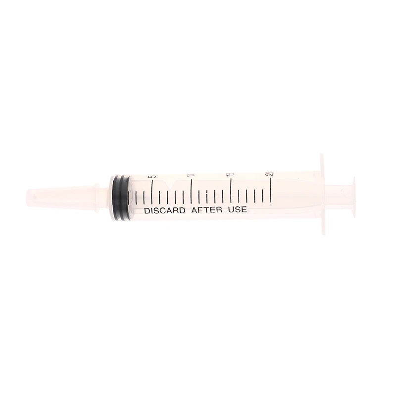 5 10 20 30 Without Needle！20ml Plastic Reusable Syringe Measuring