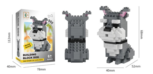 Variety Styled Cute Pet Dog Micro Mini Building Blocks Toys: Ideal