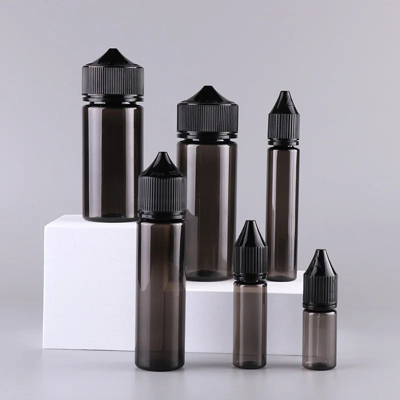 5Pcs10-120ml PET Empty Bottle Plastic Oil Filling Bottle Portable