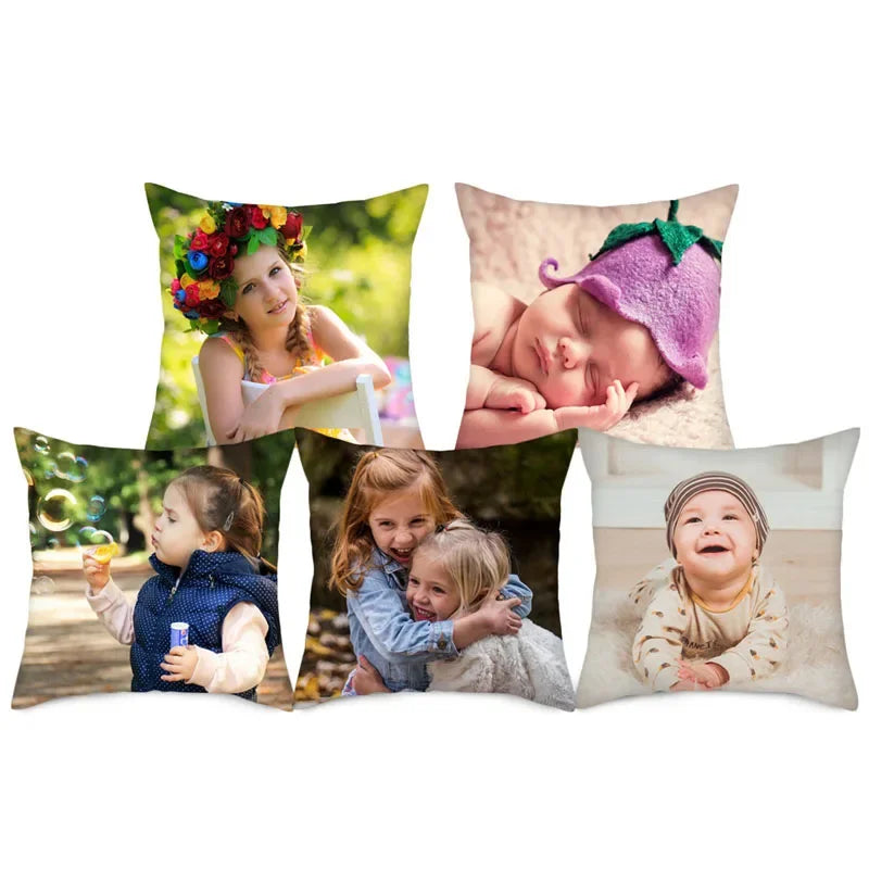 MIAOTU Custom Cushion Cover DIY Customized Throw Pillow Home