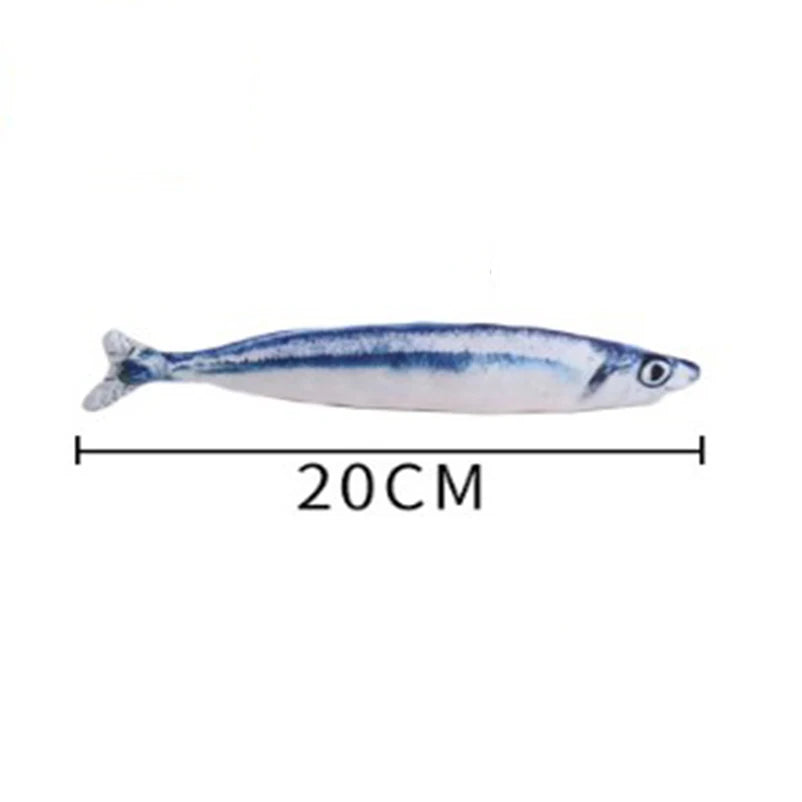 Hot sale of cat-teasing toys simulation fish tear-teasing cat chew