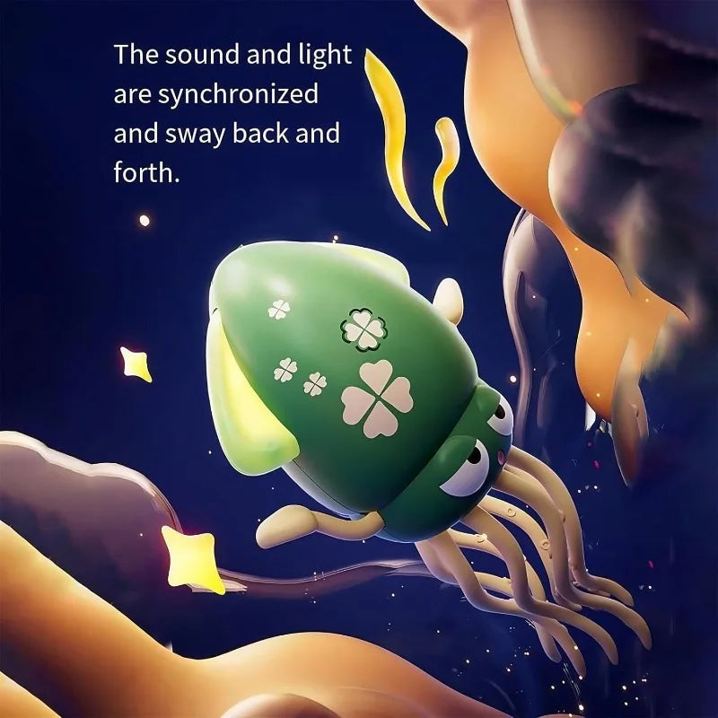 Electric Dancing Squid Octopus dancer Novelty  fidget toys luminous