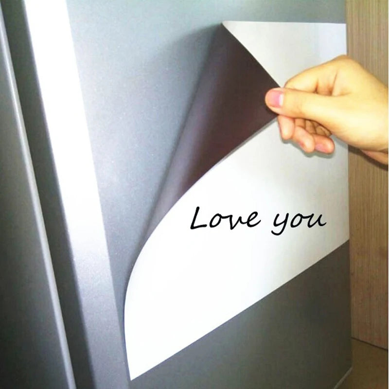 A4 Size Dry Erase White Board for  Fridge Sticker Magnetic