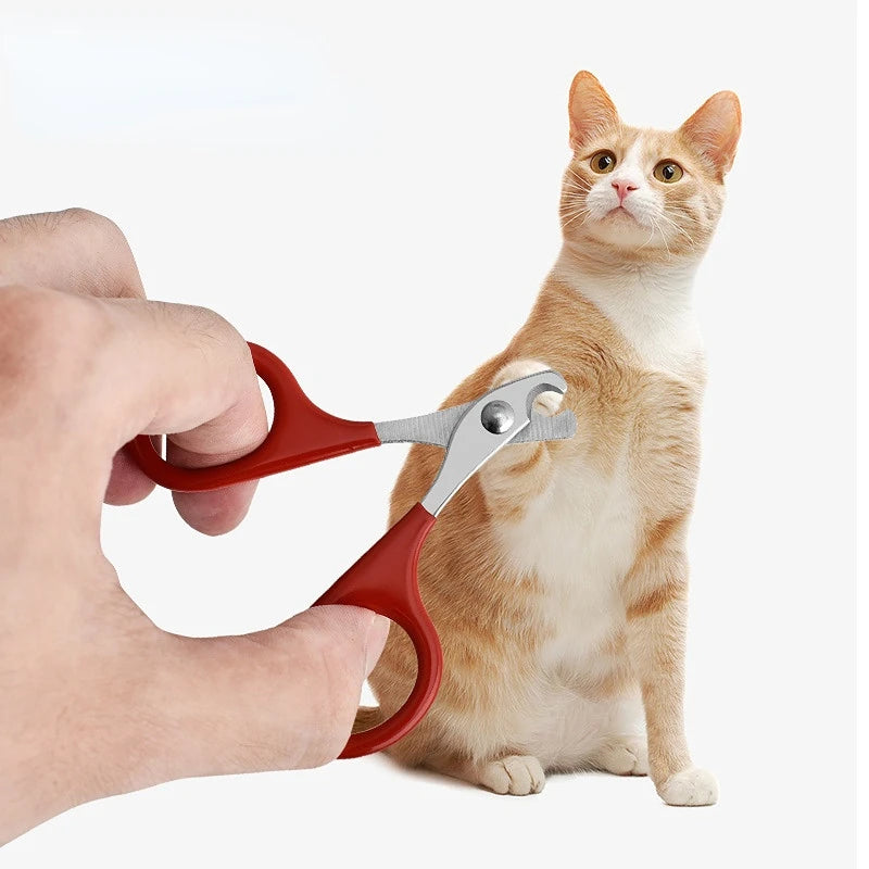 Professional Cat Nail Scissors Pet Dog Nail Clippers Toe Claw Trimmer