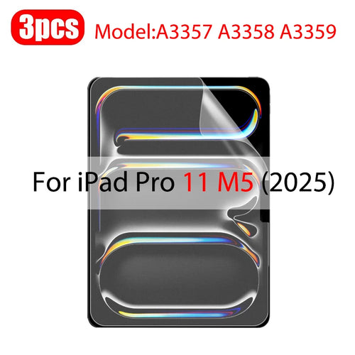 3Pcs Paper Feel Like Screen Protector For ipad Air 11 Pro 13 2024