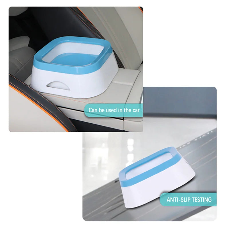Anti-splash Water Bowl For Dogs 1L Large Capacity Drinker Drinking