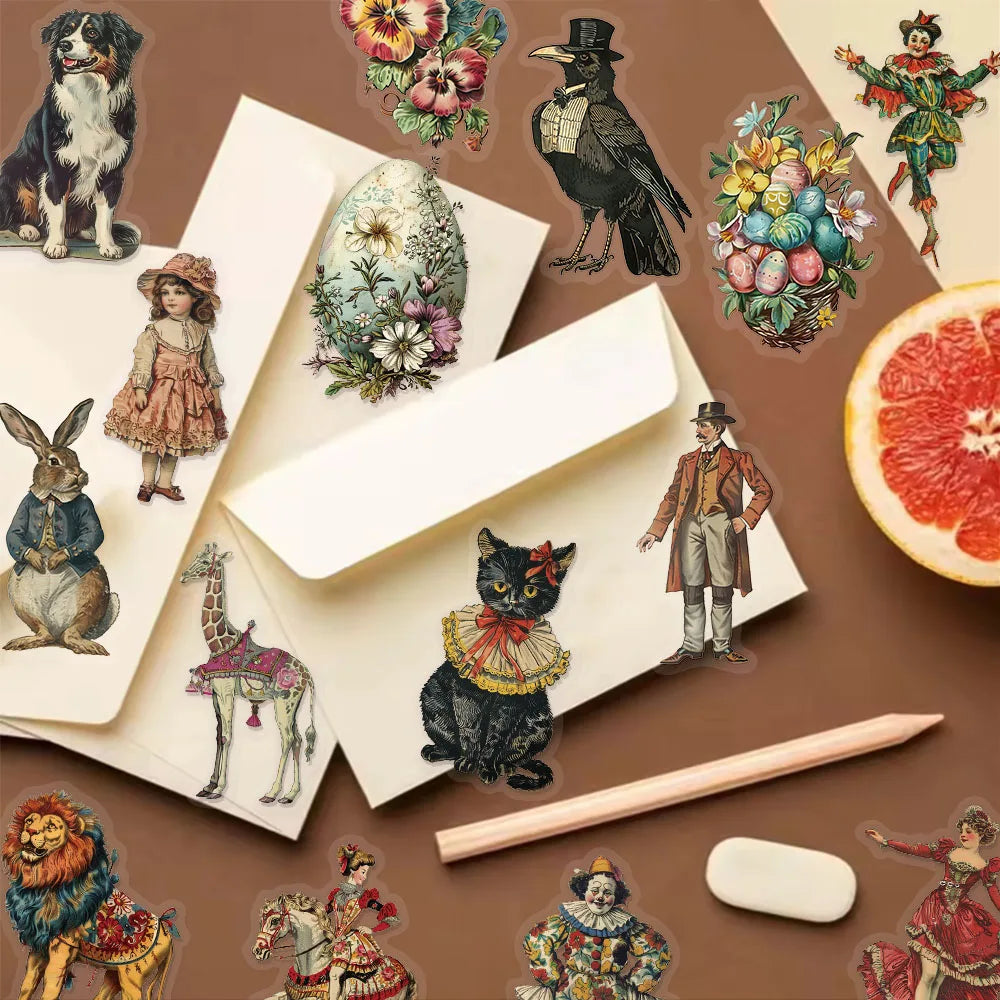 50PCS Victoria Decoration Graffiti Stickers DIY Luggage Notebook