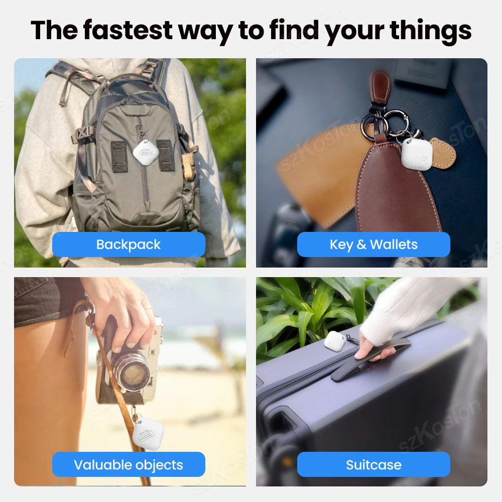 Mini GPS Tracker Smart Tag Compatible with iOS Find My APP Global