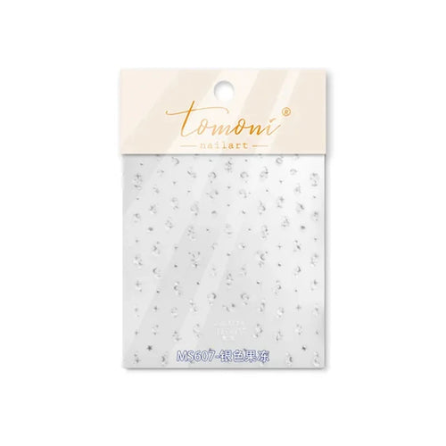 1pcs Jelly Nail Stickers Shiny French Ice Crystal Stars Love Self