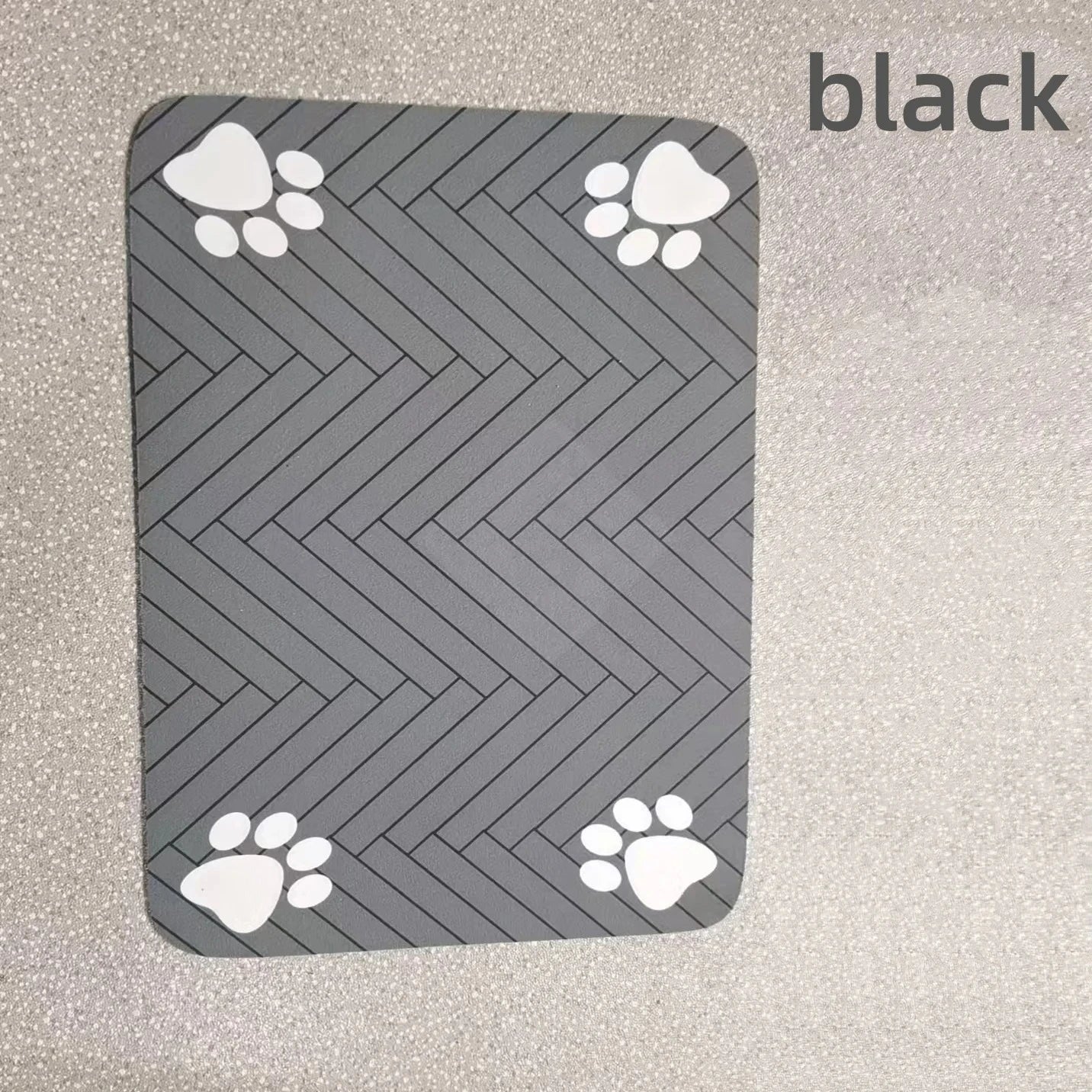 S（little kitten ）、M、L bsorbent Pet Feeding Mat, Waterproof Placemat