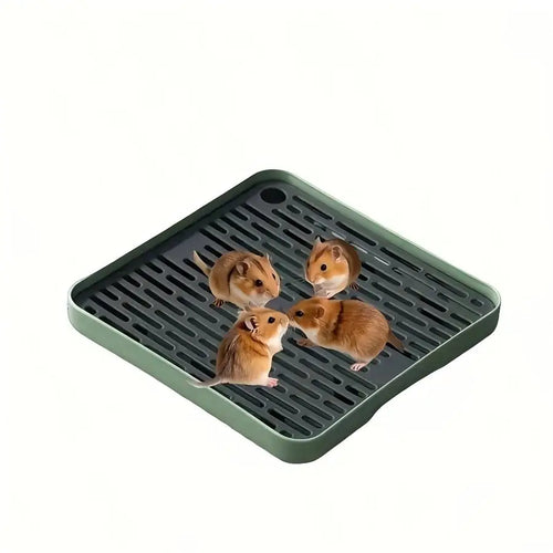 1pc Rabbit Litter Box Small Pet Toilet Tray Bunnie Corner Toilet Box