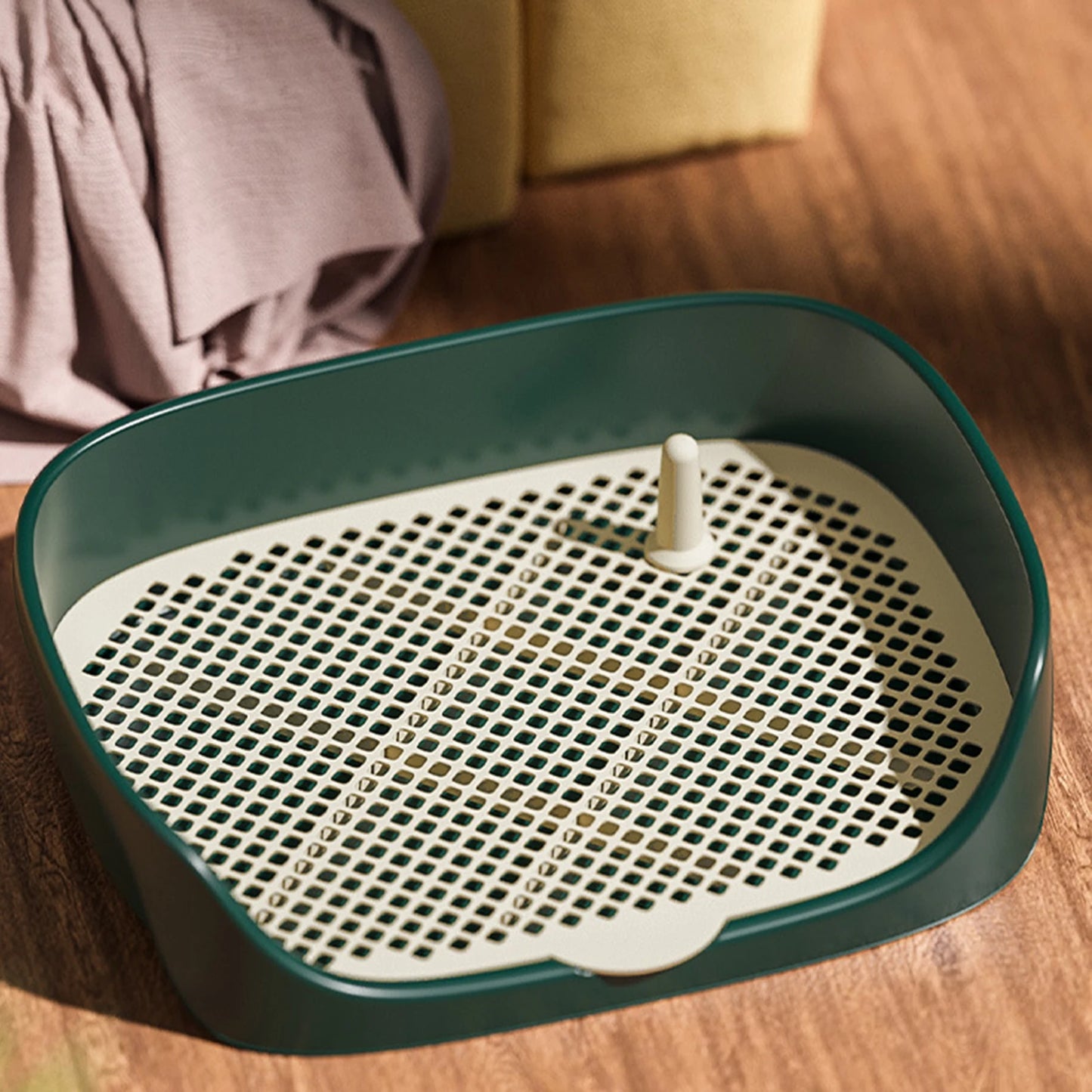 Pet Dog Toilet Portable Dog Potty Pan Trainer Litter Box Anti-Splash