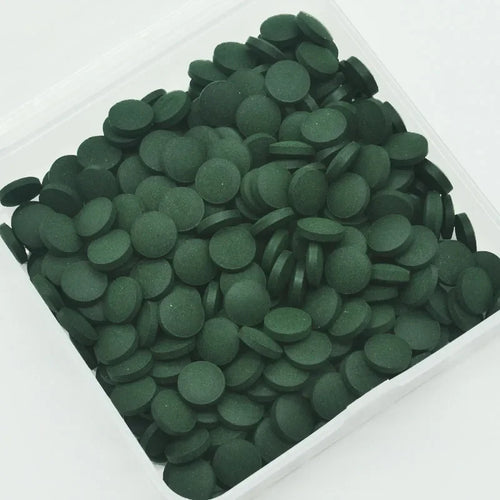 100pcs Spirulina Tablets Enrichment Favorite Pet Food fish crystal red