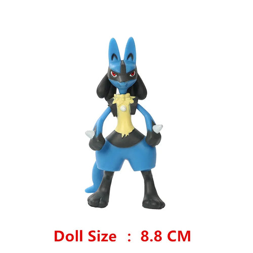 New Pokemon 4-13Cm Cartoons Movie Anime Figure Pikachu Lucario Mewtwo