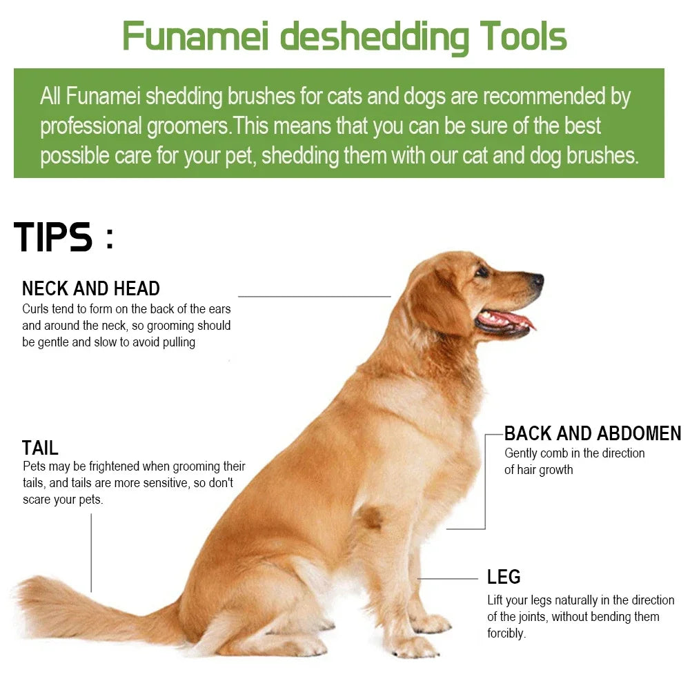 Pet Brush for Dogs Cats Dog Comb Pet Hair Removal Brush Cat Grooming