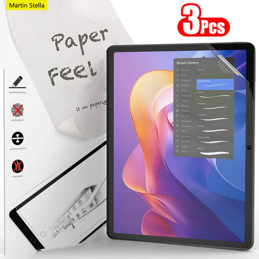 3Pcs Paper Feel Like Screen Protector For Xiaomi Redmi Pad 2 11 inch