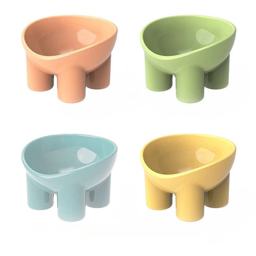 Portable Anti-Drop Cat Dog Pet Feeding Bowl - Food And Water Feeder