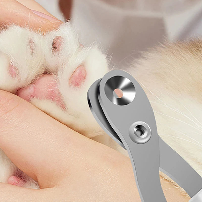 Circular hole Cat Nail Scissors Professional Pet Dog Nail Clippers Toe
