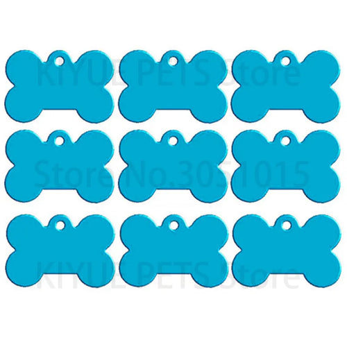 Wholesale 20Pcs Classic Bone Dog ID Tag Pet Tags Custom Anti-Lost