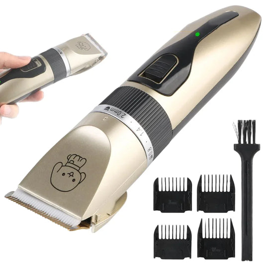 Pet electric clippers for dog and cat shaving; pet hair trimmer;